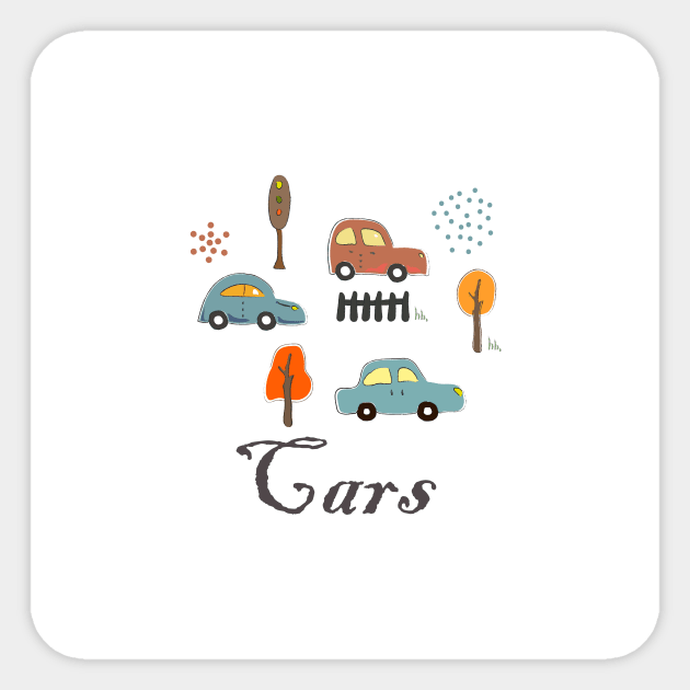 Cars Sticker by Creative Meadows